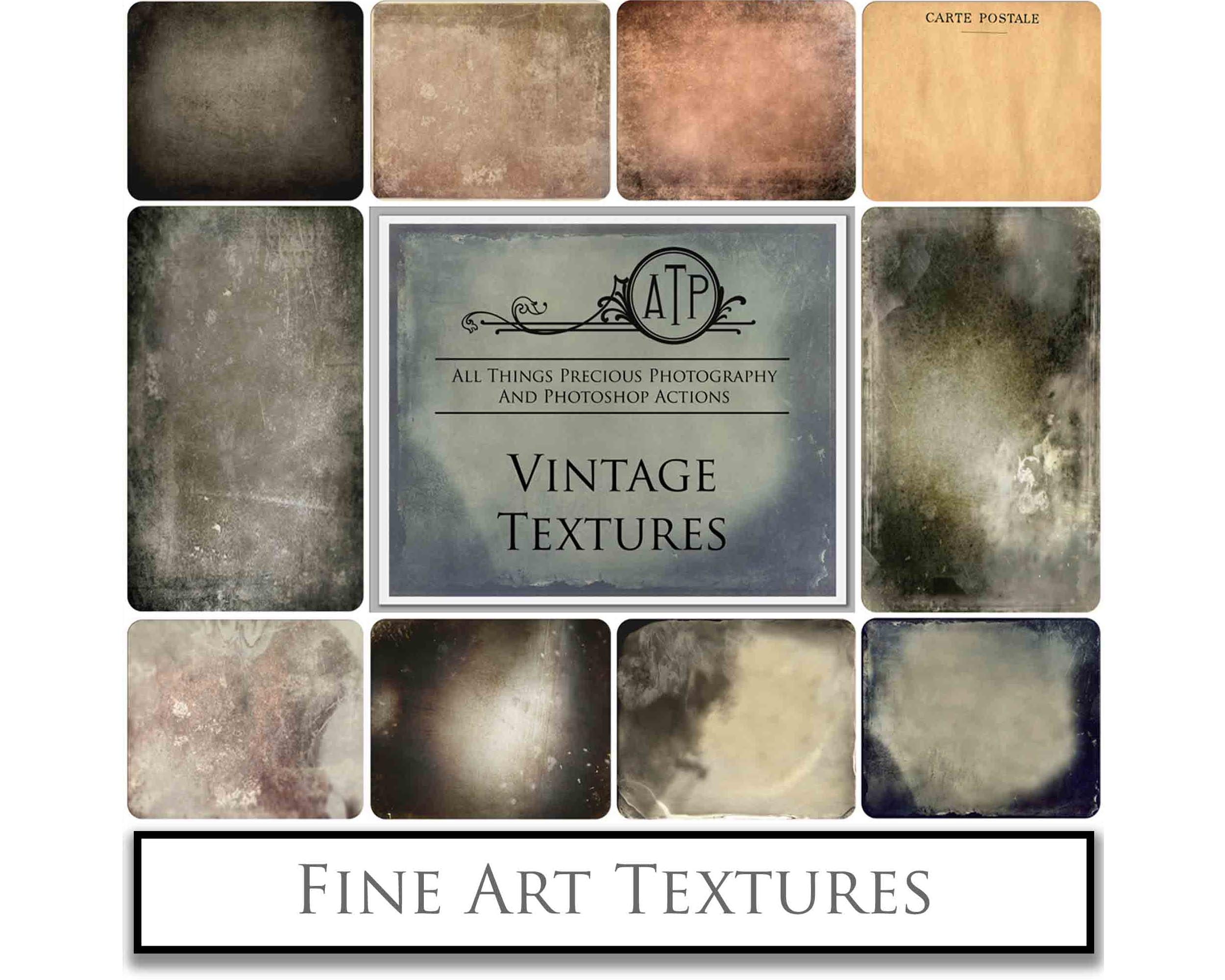 Vintage aged textures. Sweet Textures. Fine art texture for photographers, digital editing. Photo Overlays. Antique, Old World, Grunge, Light, Bundle. Textured printable Canvas, Colour, black and white, Bundle. High resolution, 300dpi Graphic Assets for photography, digital scrapbooking and design. By ATP Textures