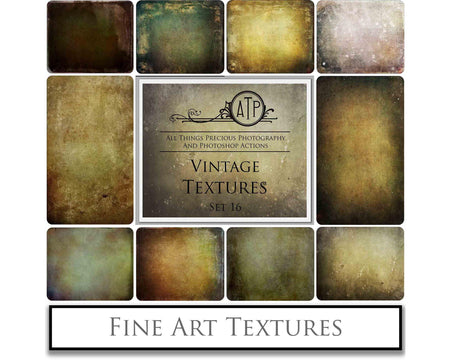 Vintage aged textures. Sweet Textures. Fine art texture for photographers, digital editing. Photo Overlays. Antique, Old World, Grunge, Light, Bundle. Textured printable Canvas, Colour, black and white, Bundle. High resolution, 300dpi Graphic Assets for photography, digital scrapbooking and design. By ATP Textures