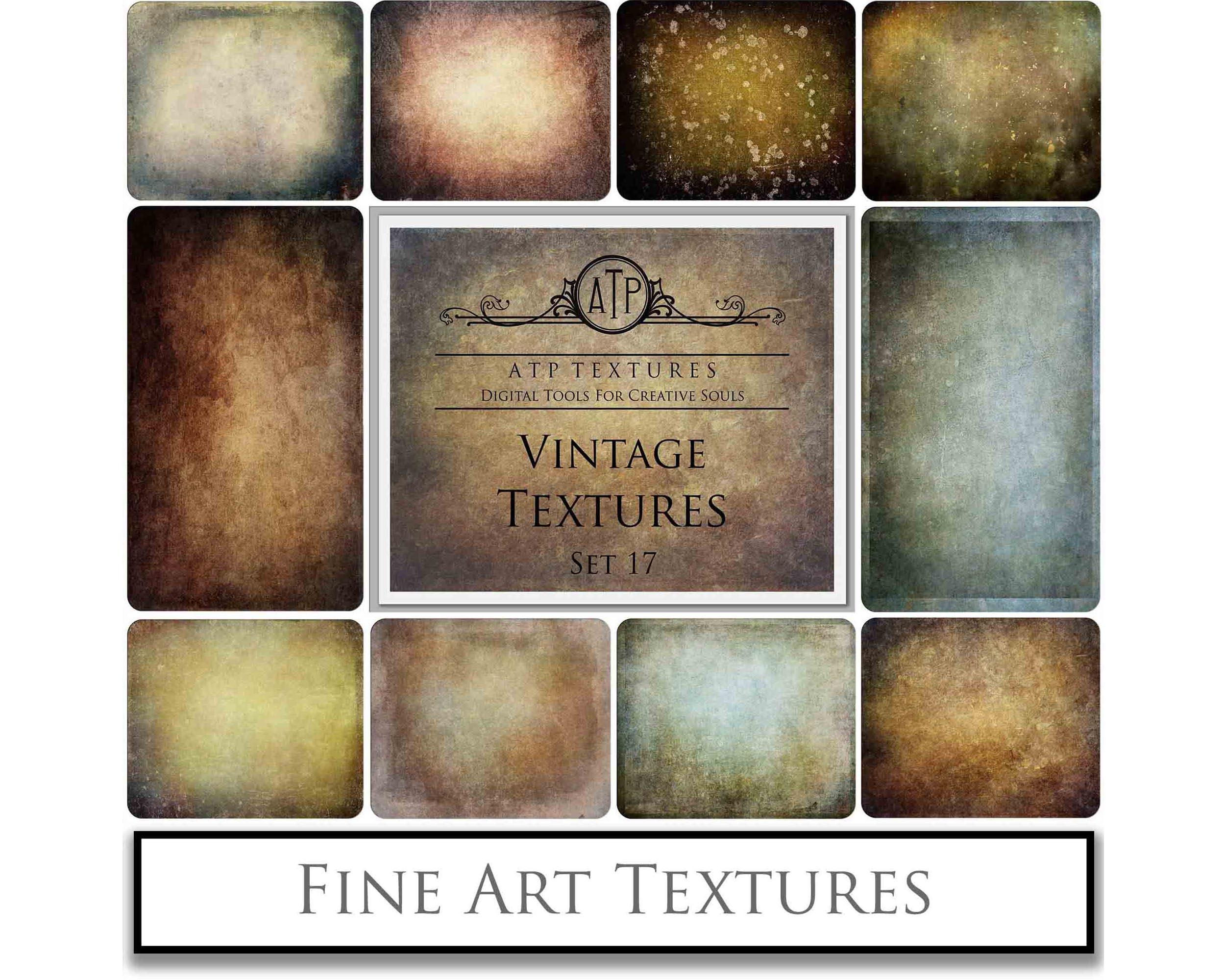 Vintage aged textures. Sweet Textures. Fine art texture for photographers, digital editing. Photo Overlays. Antique, Old World, Grunge, Light, Bundle. Textured printable Canvas, Colour, black and white, Bundle. High resolution, 300dpi Graphic Assets for photography, digital scrapbooking and design. By ATP Textures