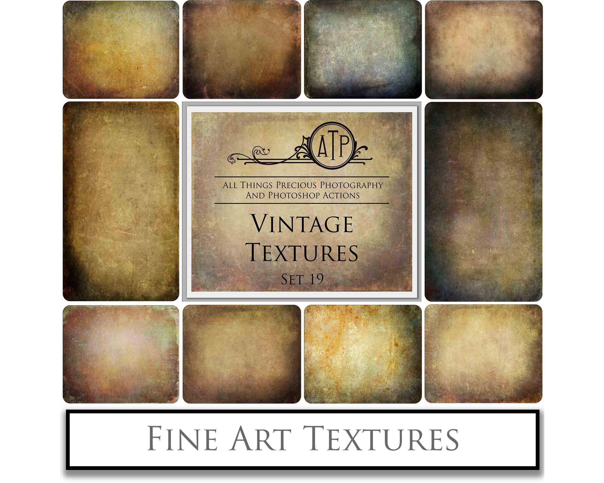 Fine art texture for photographers, digital editing. Photo Overlays. Antique, Old World, Grunge, Light, Bundle. Textured printable Canvas, Colour, black and white, Bundle. High resolution, 300dpi Graphic Assets for photography, digital scrapbooking and design. By ATP Textures