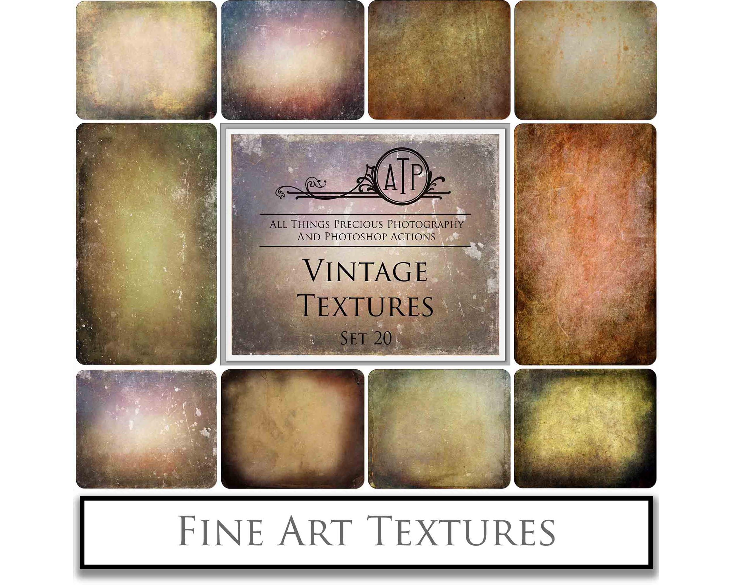 Vintage aged textures. Sweet Textures. Fine art texture for photographers, digital editing. Photo Overlays. Antique, Old World, Grunge, Light, Bundle. Textured printable Canvas, Colour, black and white, Bundle. High resolution, 300dpi Graphic Assets for photography, digital scrapbooking and design. By ATP Textures
