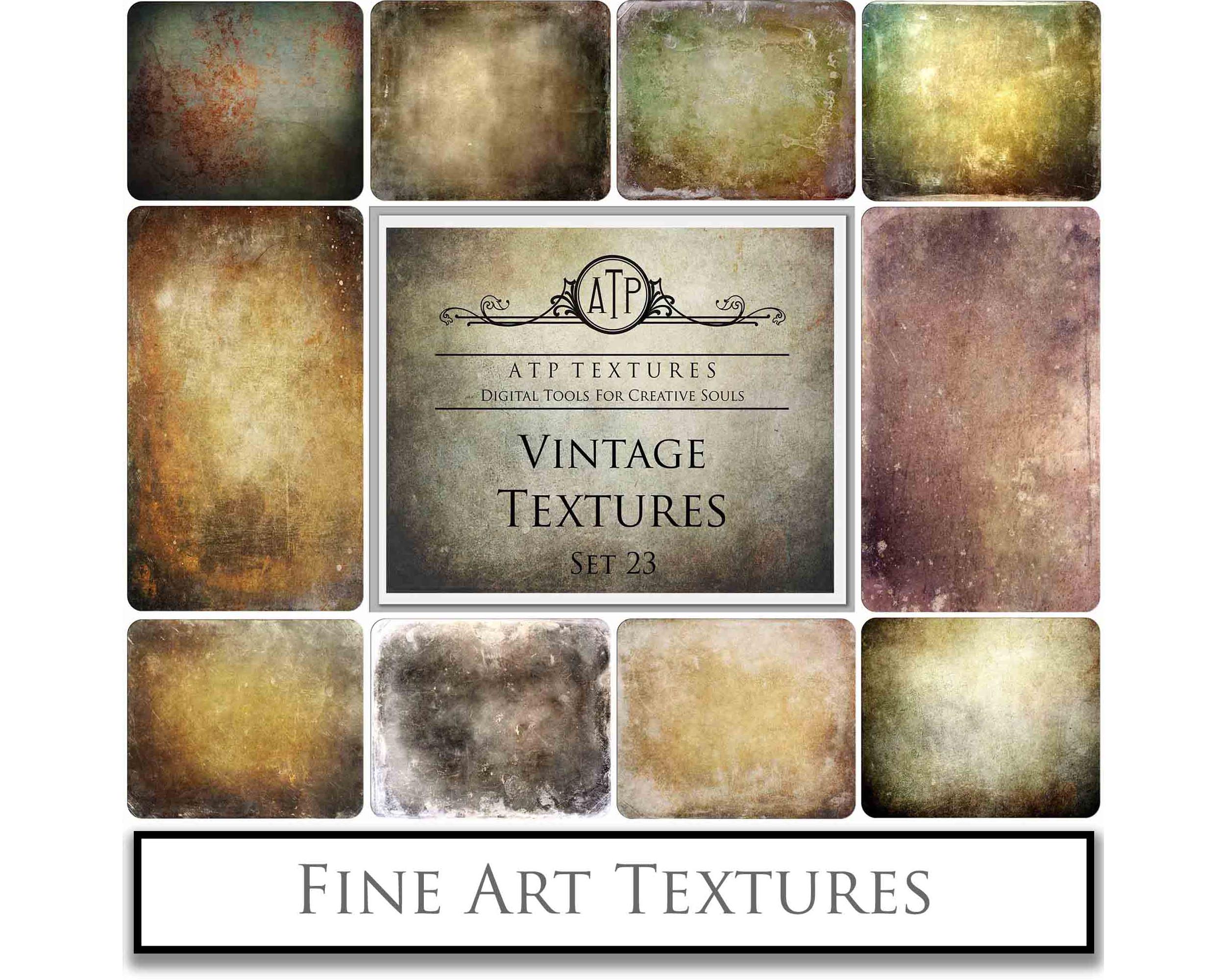 Vintage aged textures. Sweet Textures. Fine art texture for photographers, digital editing. Photo Overlays. Antique, Old World, Grunge, Light, Bundle. Textured printable Canvas, Colour, black and white, Bundle. High resolution, 300dpi Graphic Assets for photography, digital scrapbooking and design. By ATP Textures