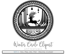 Load image into Gallery viewer, Svg Christmas Clipart. Svg, Png Clipart for Cricut or Silhouette Cameo. Sublimation art. High resolution files. Sublimation. Print.
