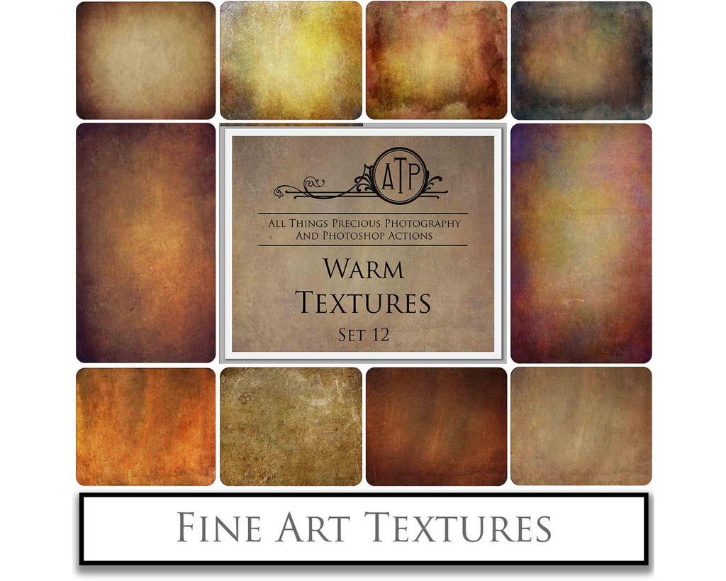 Warm Tinted Textures. Fine art texture for photographers, digital editing. Photo Overlays. Antique, Old World, Grunge, Light, Bundle. Textured printable Canvas, Colour, black and white, Bundle. High resolution, 300dpi Graphic Assets for photography, digital scrapbooking and design. By ATP Textures