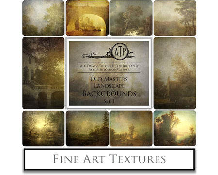 Old Masters floral Backgrounds. Digital Backdrop Fine art texture for photographers. Photo Overlays. Antique, Old World, Grunge, Abstract wall decor bundle. Textured Background. Printable backdrop, Colour Flower Print Bundle. High resolution, 300dpi Graphic Assets for photography, scrapbooking, design. By ATP Textures