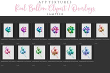 Load image into Gallery viewer, BALLOON CLIPART Digital Overlays
