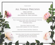 Load image into Gallery viewer, MINI SESSION - PSD Template No. 5
