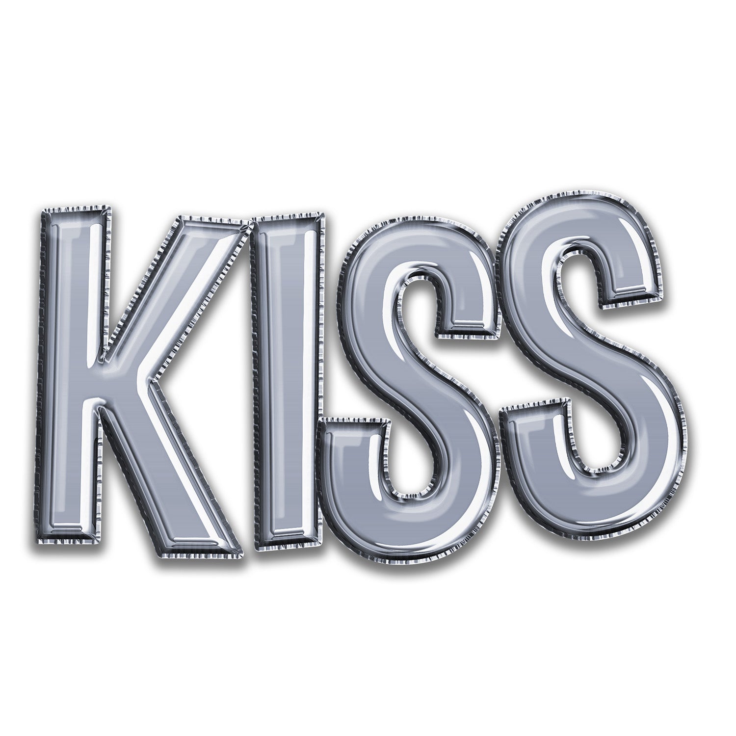 FOIL BALLOON LETTERS Clipart - SILVER - FREE DOWNLOAD