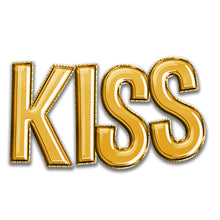 Load image into Gallery viewer, FOIL BALLOON LETTERS Clipart - GOLD - FREE DOWNLOAD
