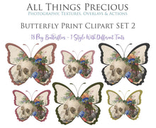 Load image into Gallery viewer, BUTTERFLY PRINT CLIPART Set 2 - Clipart

