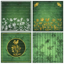 Load image into Gallery viewer, COCHIN FLORAL - GREEN - Digital Papers

