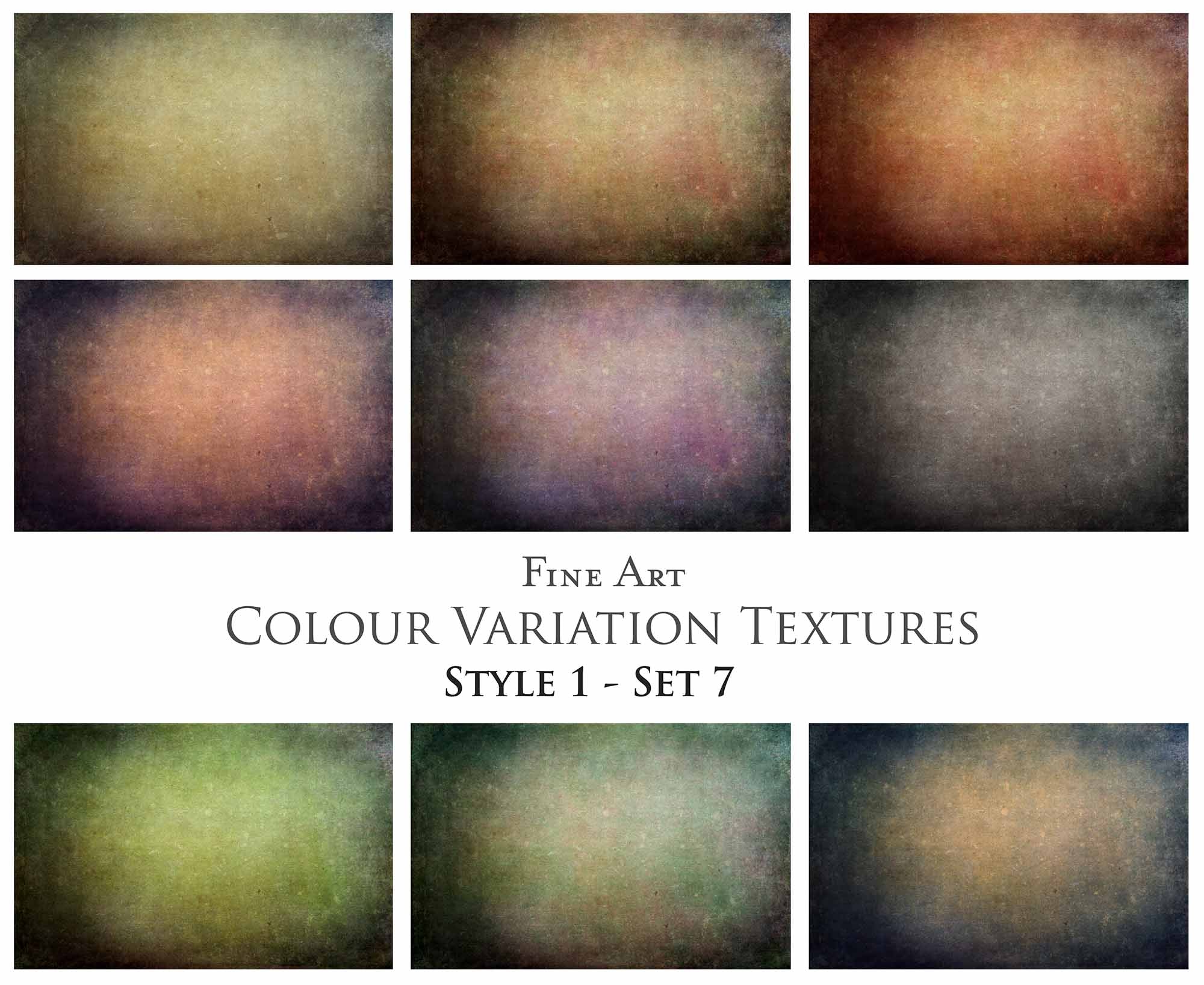 Fine Art TEXTURES - COLOR VARIATIONS Set 7
