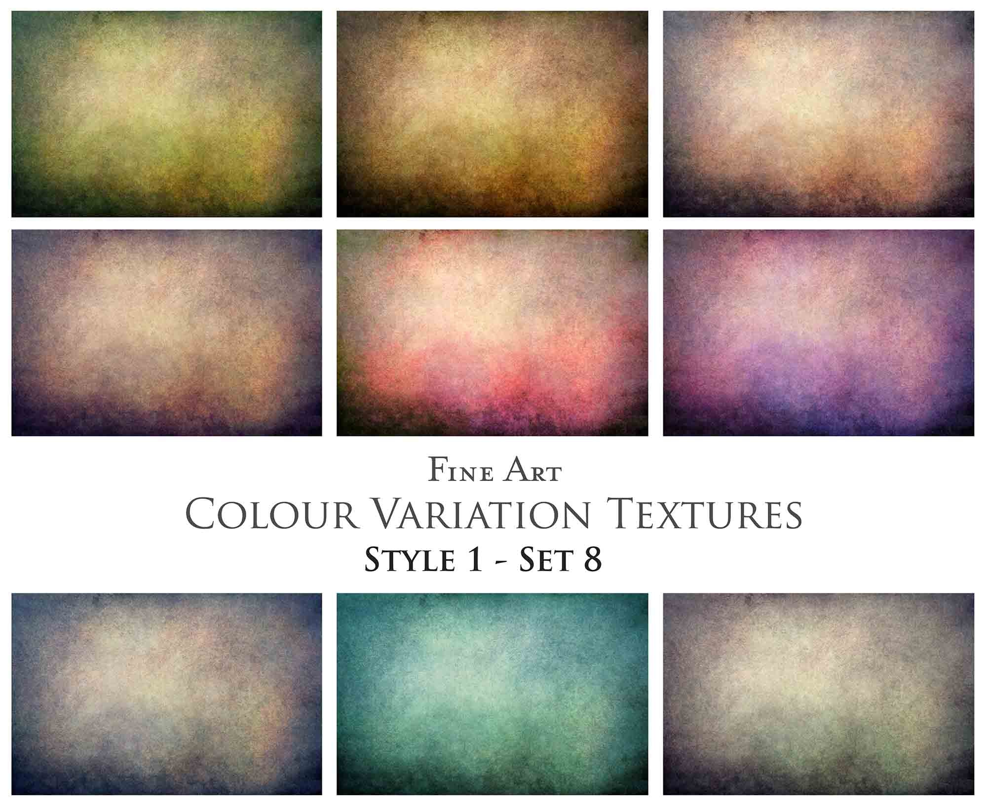 Fine Art TEXTURES - COLOR VARIATIONS Set 8
