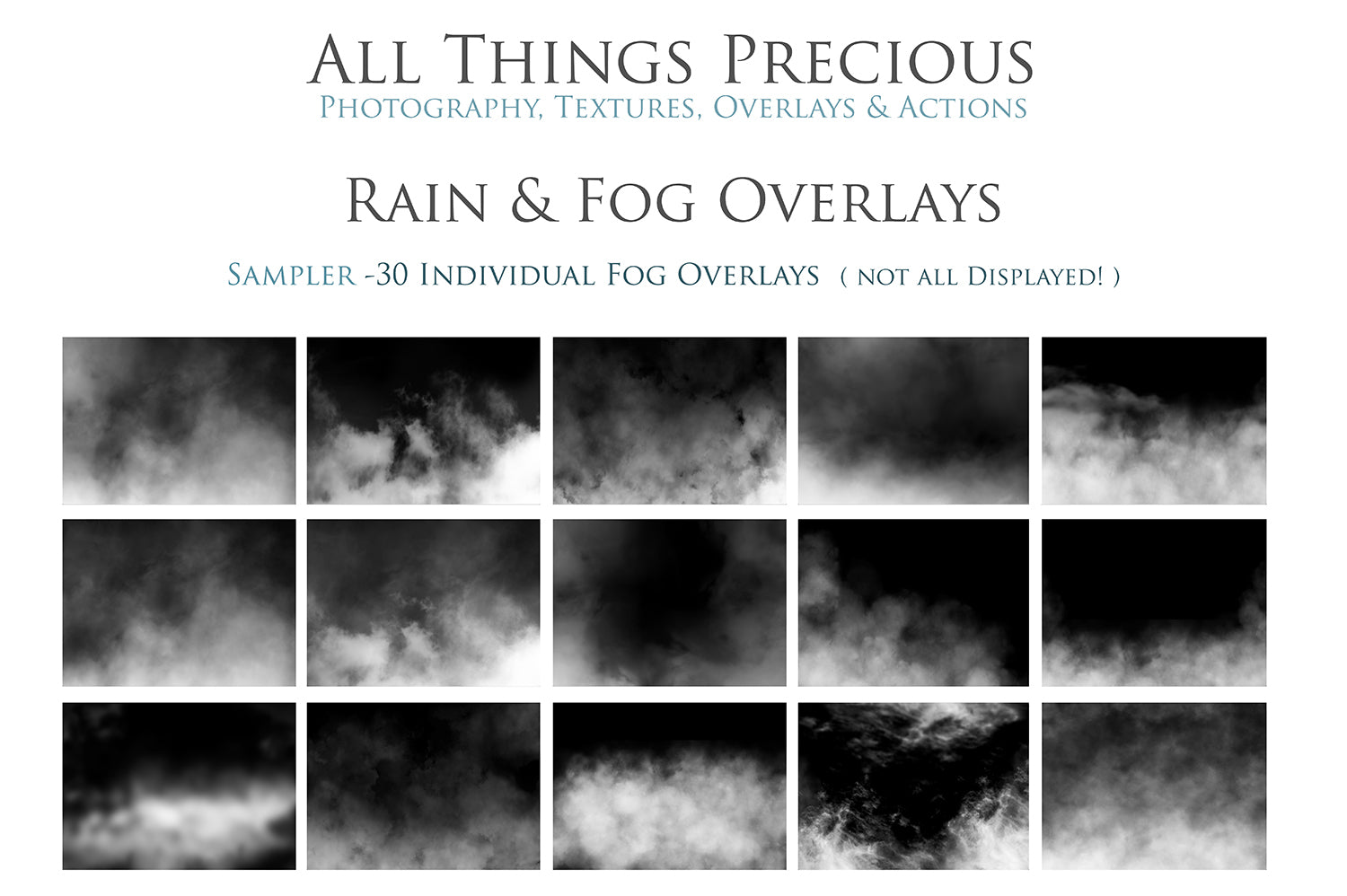 RAIN & FOG Digital Overlays