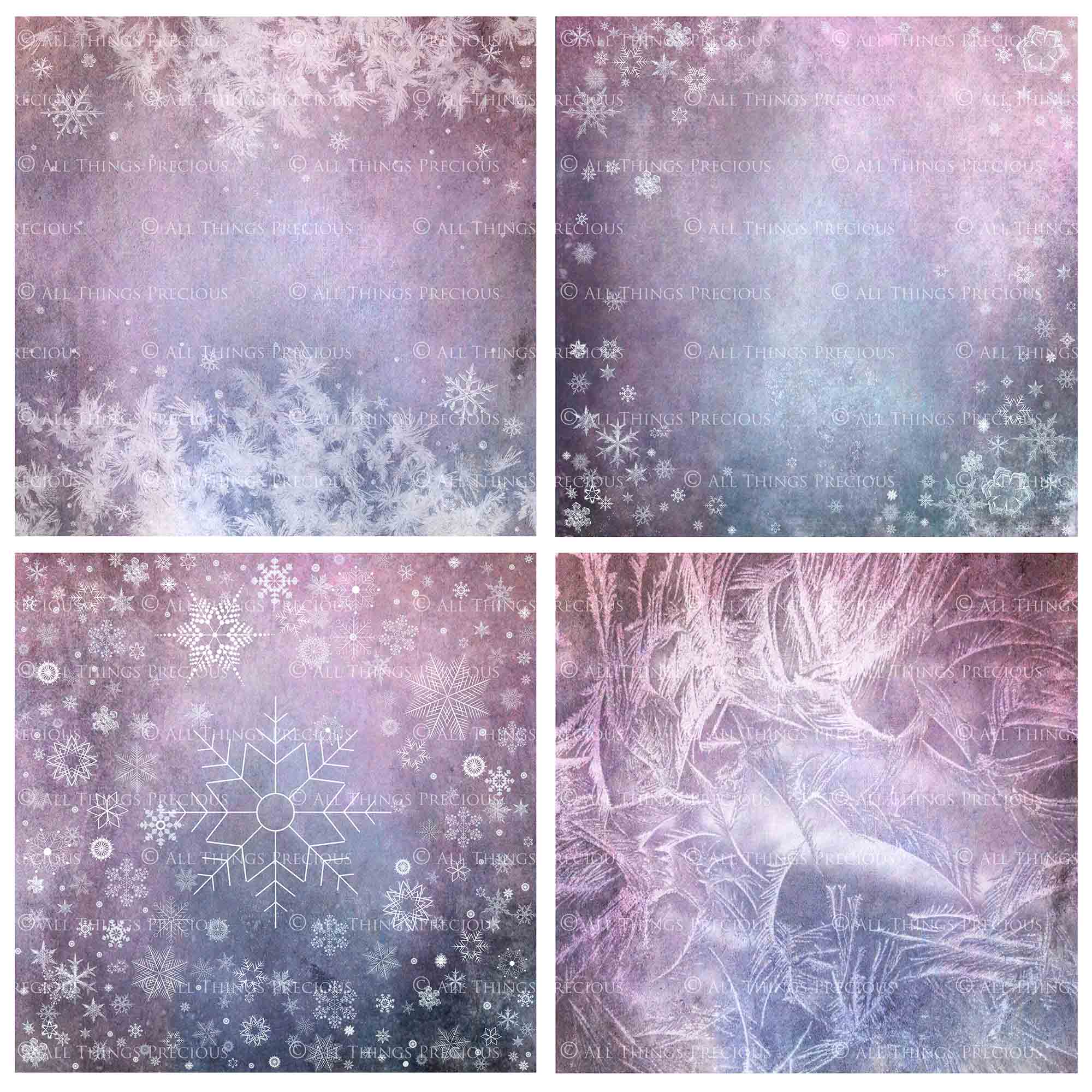 FROST & SNOW Digital Papers - BLUSH