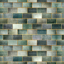 Load image into Gallery viewer, TEXTURED PATTERN - Gold &amp; Eucalyptus - Digital Papers
