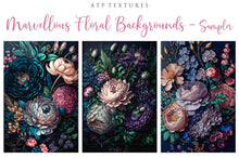 Load image into Gallery viewer, 12 MARVELLOUS Floral Backgrounds / DIGITAL BACKDROPS - Set 3
