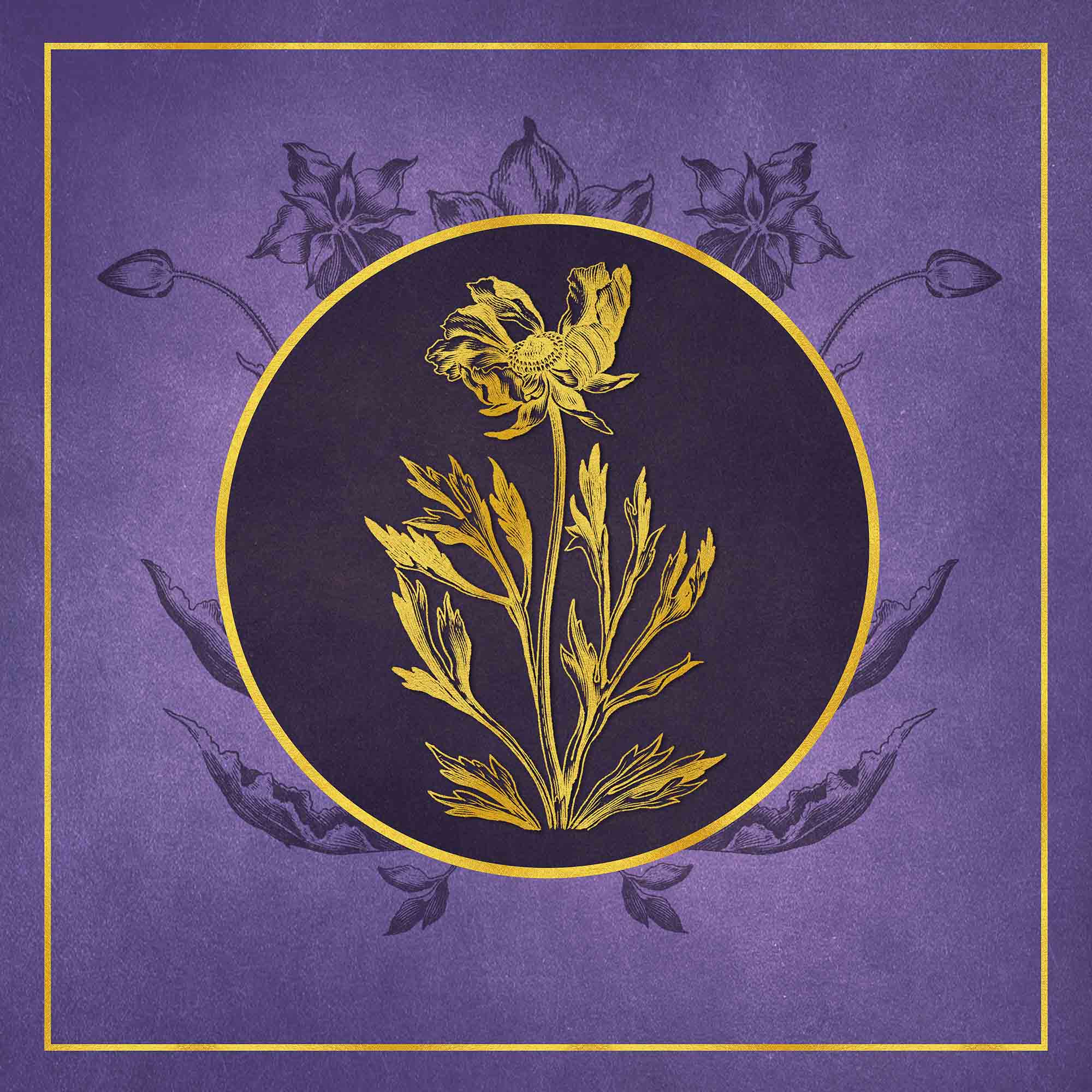 COCHIN FLORAL - MAUVE - Digital Papers