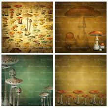 Load image into Gallery viewer, VINTAGE MUSHROOM Digital Papers
