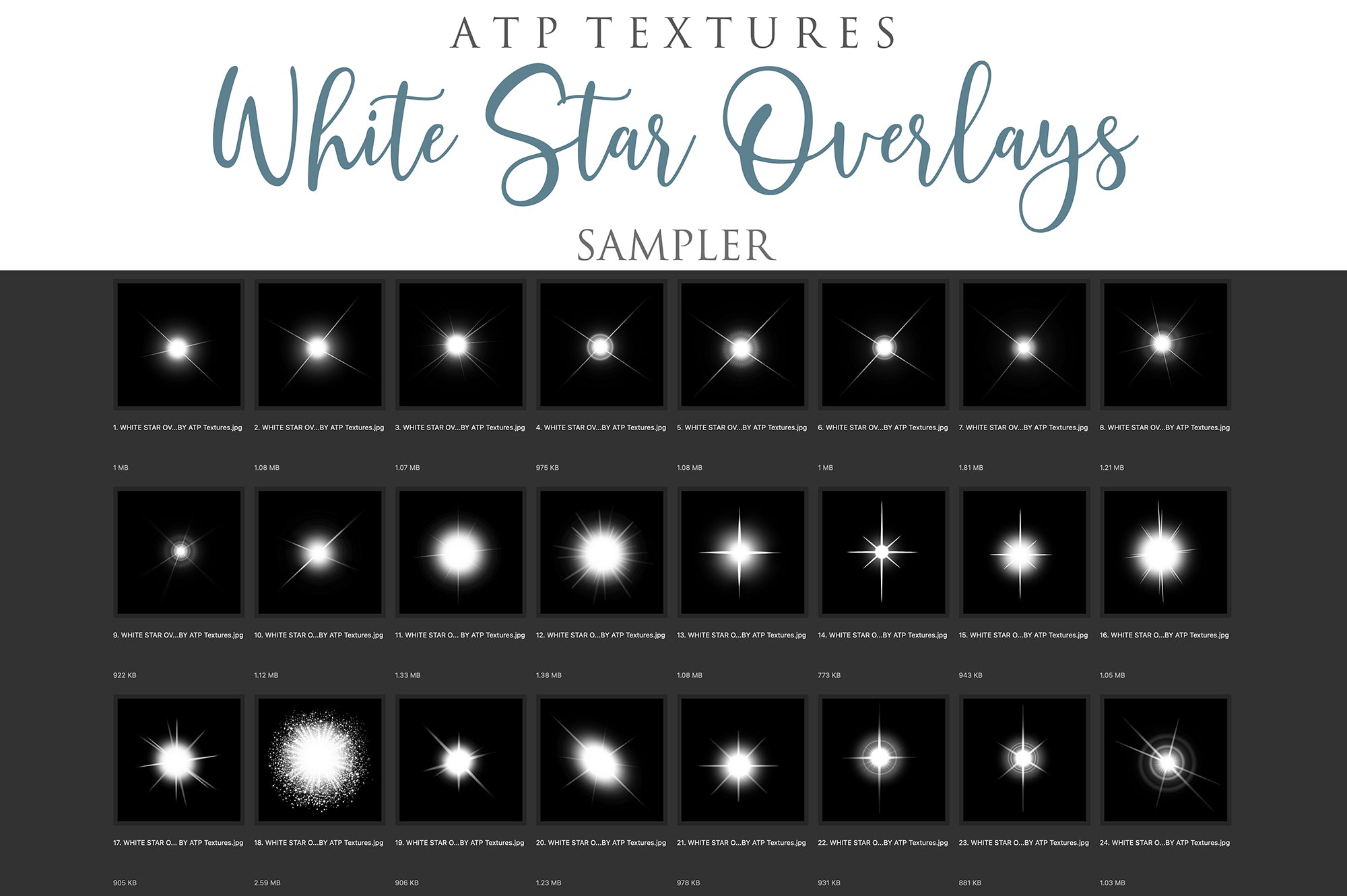 WHITE STAR Digital Overlays