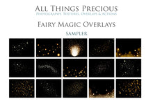 Load image into Gallery viewer, Jpeg overlays for photoshop. Fairy  sparkle overlays. Firefly overlay, Glow Overlays, Light Beams, Spotlight overlays, Sun flare, High resolution by ATP textures.
