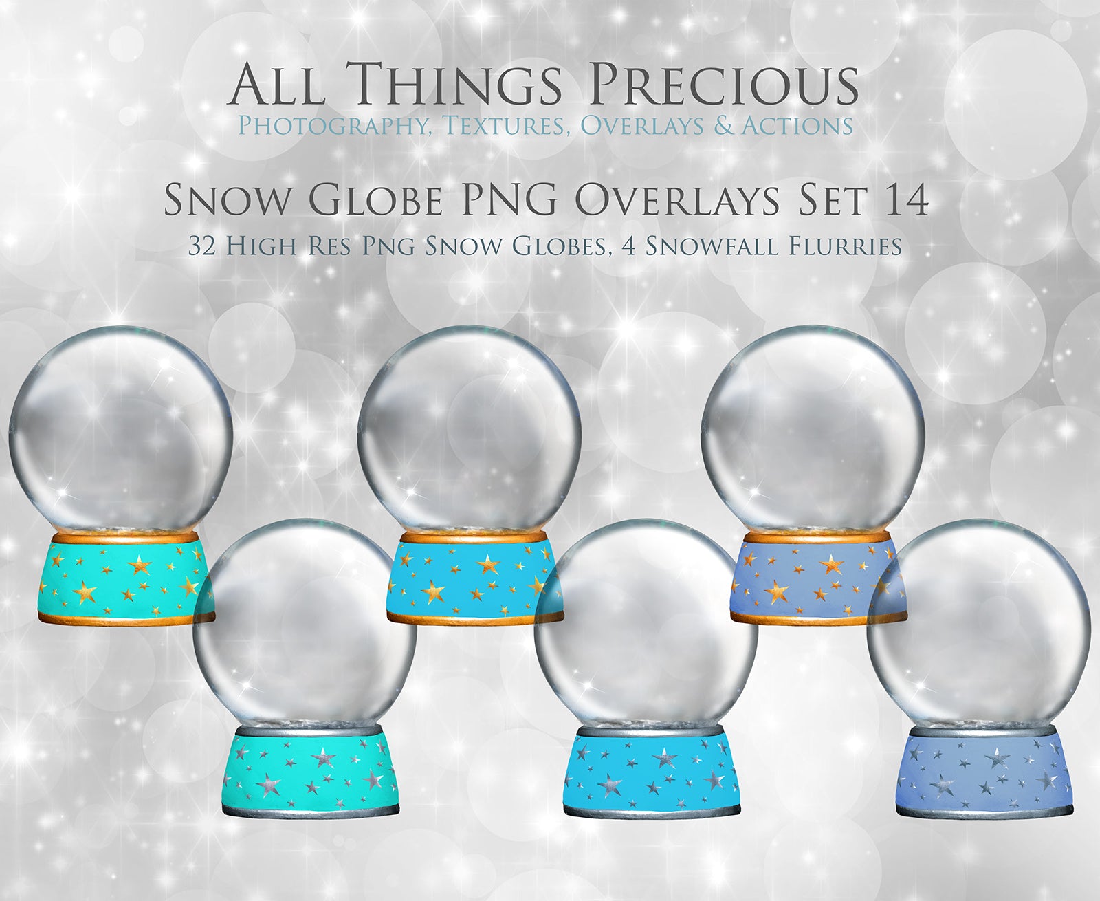 Digital Snow Globe Clipart and Background with snow Overlays and a PSD Template included in the set.The globe is transparent, perfect for you to add your own images and retain the snow globe effect. Photoshop Photography Background. Printable, Editable for Christmas with Santa Window or Glass Globe. ATP Textures