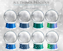 Load image into Gallery viewer, SNOW GLOBE Png Digital Overlays and PSD Template No.10
