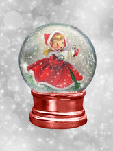 Load image into Gallery viewer, SNOW GLOBE Png Digital Overlays and PSD Template No.1
