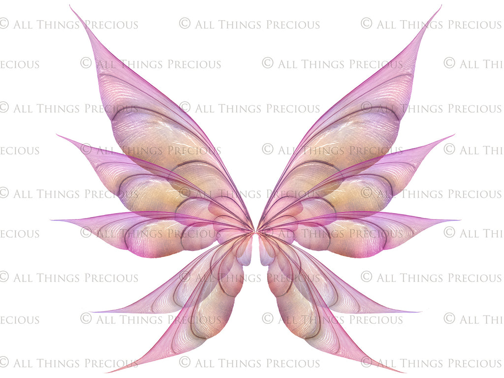 Digital Fairy Wings Overlays clipart. Png transparent see through files for photoshop. Butterfly Angel, Color, Print Photography editing. High resolution, 300dpi. Printable, Photography Graphic design assets, add on stock resources. Magical Scrapbooking design. Faery Photographer edit. Colorful Big Bundle. ATP Textures