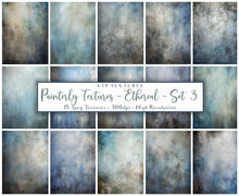 Load image into Gallery viewer, 15 Painterly Textures / Digital Backgrounds - ETHEREAL - Set 3

