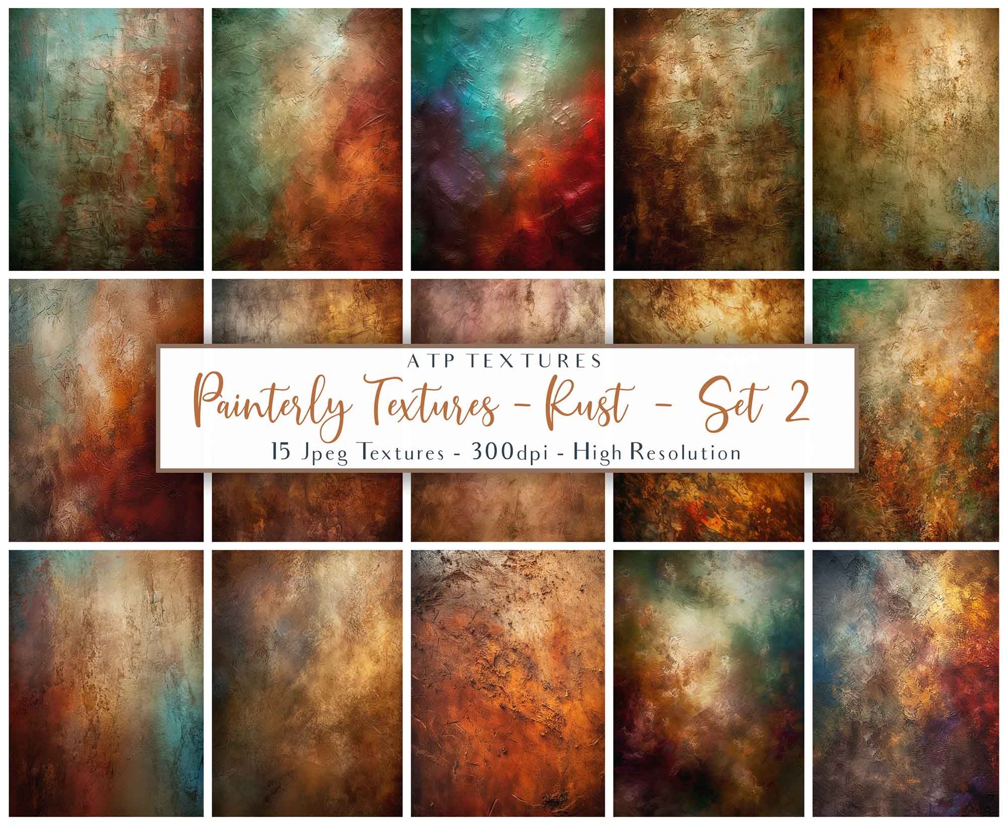 Acp Texture Rust 15 Painterly Textures - RUST - Set 2 – ATP Textures