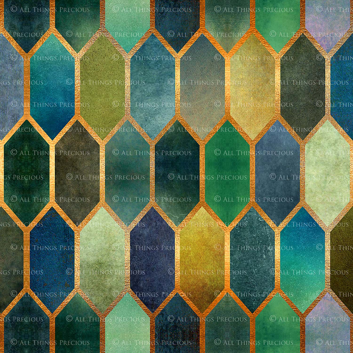 TEXTURED PATTERN Gold Multicoloured 2 - Digital Papers