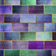 Load image into Gallery viewer, TEXTURED PATTERN - Gold, Green &amp; Mauve - Digital Papers
