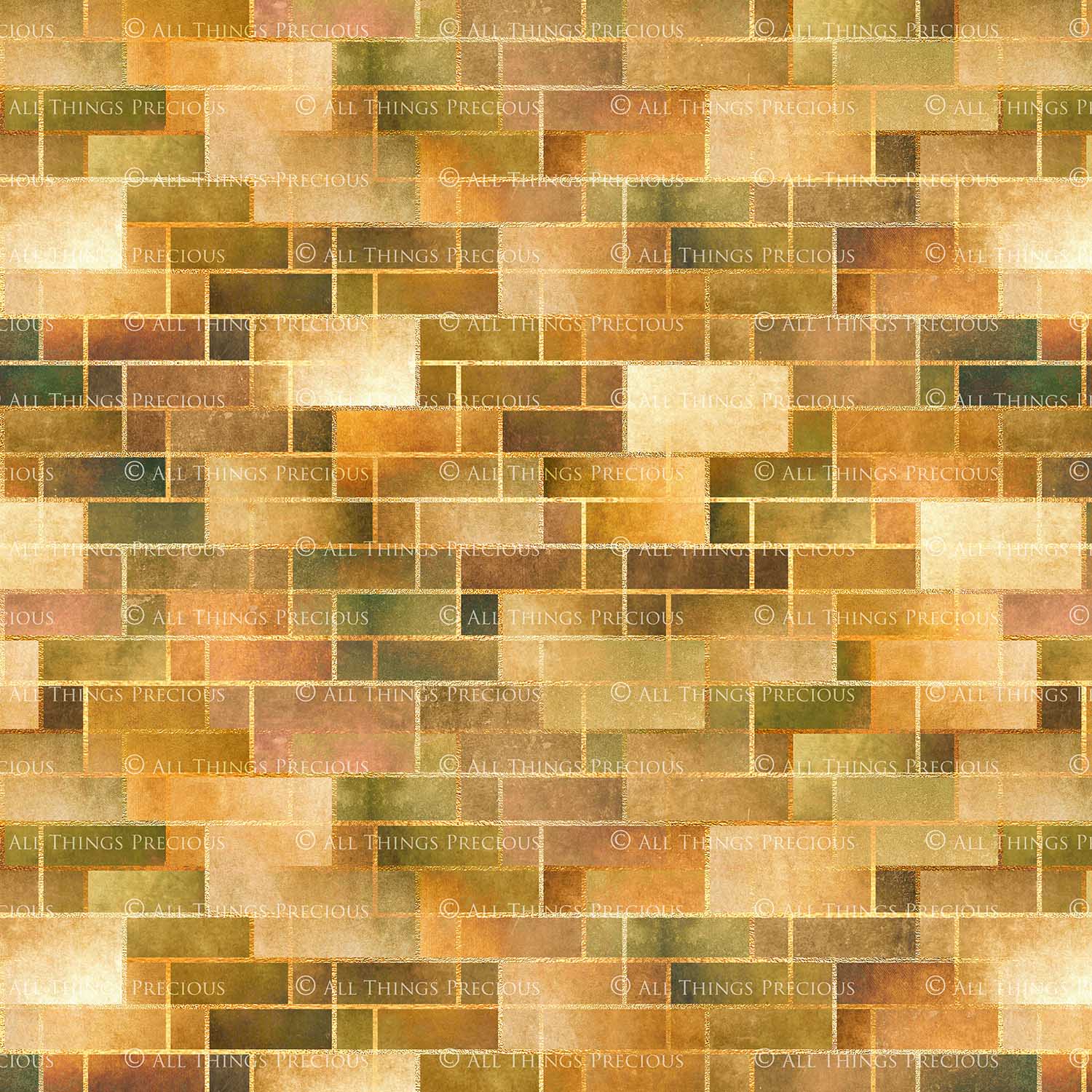TEXTURED PATTERN Gold & Yellow - Digital Papers