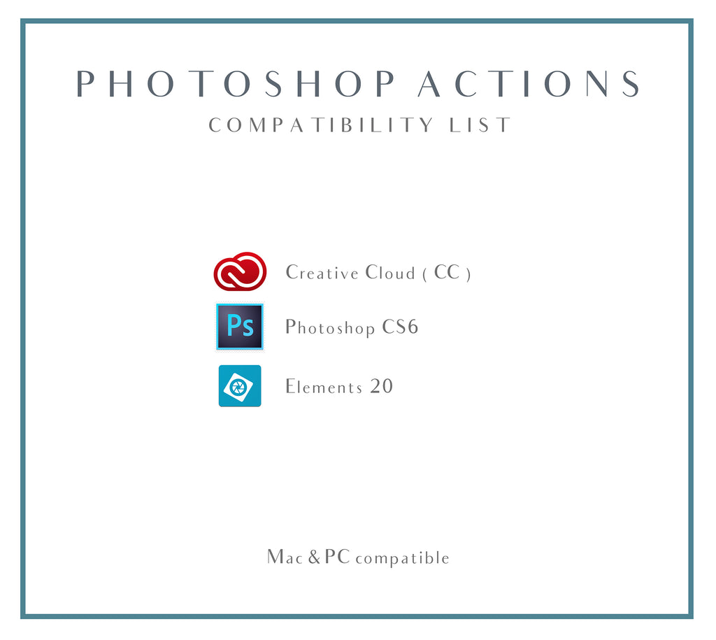 Photoshop Actions for Photography Edits. PS atn files are compatible with all versions of PS CS6. Photoshop Actions for professional photographers, photo edits and Instagram influencers. Warm, Rich, Light, Matte. For Wedding, Newborn, Studio Photography. By ATP Textures