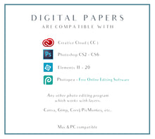 Load image into Gallery viewer, GRUNGE GOLD - Transparent Digital Papers
