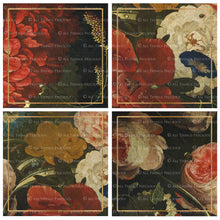Load image into Gallery viewer, OLD MASTERS FLORAL Set 1 - RICH - Digital Papers
