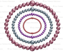 Load image into Gallery viewer, PEARL FRAME Clipart  - FREE DOWNLOAD

