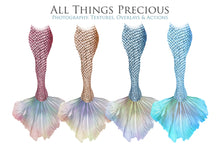 Load image into Gallery viewer, COLOURFUL MERMAID TAILS - Digital Overlays
