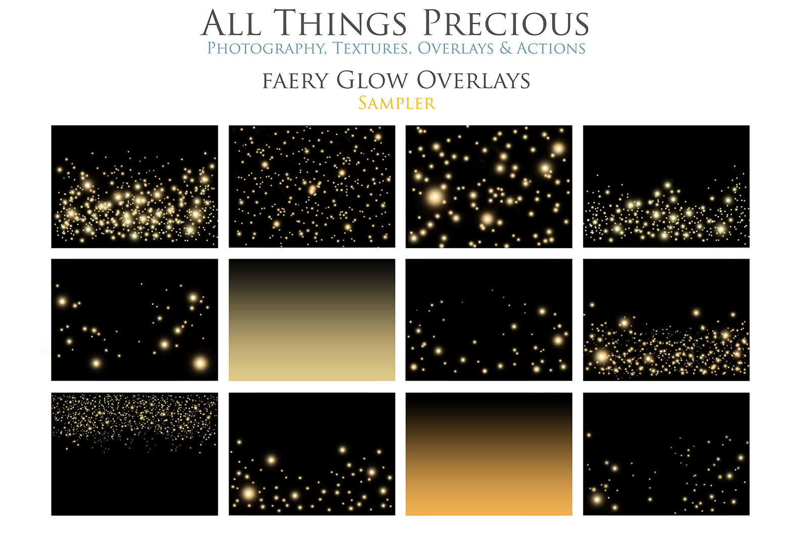 Fairy Glow overlays, high resolution, 300dpi, fairy sparkles, digital overlays, png overlay, Atp textures, photo editing, Christmas overlay, sun flare