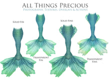 Load image into Gallery viewer, MERMAID TAILS Set 10 - Digital Overlays
