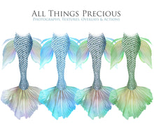Load image into Gallery viewer, SWISH MERMAID TAILS - Digital Overlays
