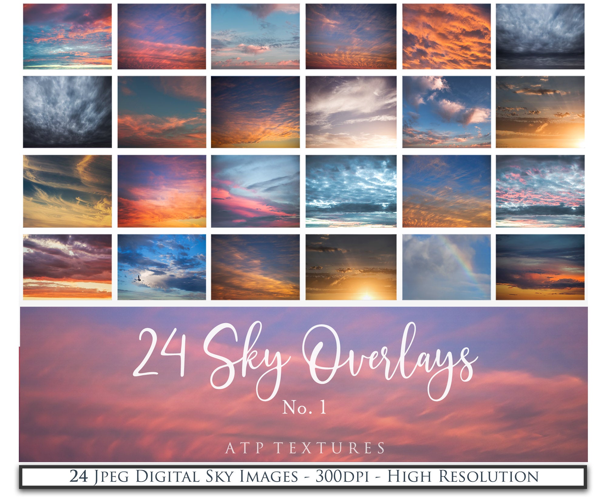 48 SKY Digital Overlays - BUNDLE No. 2