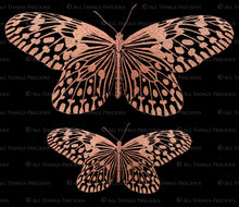 Load image into Gallery viewer, ROSE GOLD FOIL VINTAGE BUTTERFLIES - Clipart
