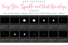 Load image into Gallery viewer, Png overlays for fine art photography and magical edits.  Png Magical Overlays, Fairy dust, Fairy Sparkles, sparkle overlay, photo overlays by ATP textures.
