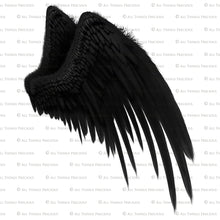Load image into Gallery viewer, Png Angel Wings, Png Wings, Wing Overlays, Angel Clipart, Clipart wings, Png Overlays, Photo Editing, Photoshop, High Resolution, ATP textures.
