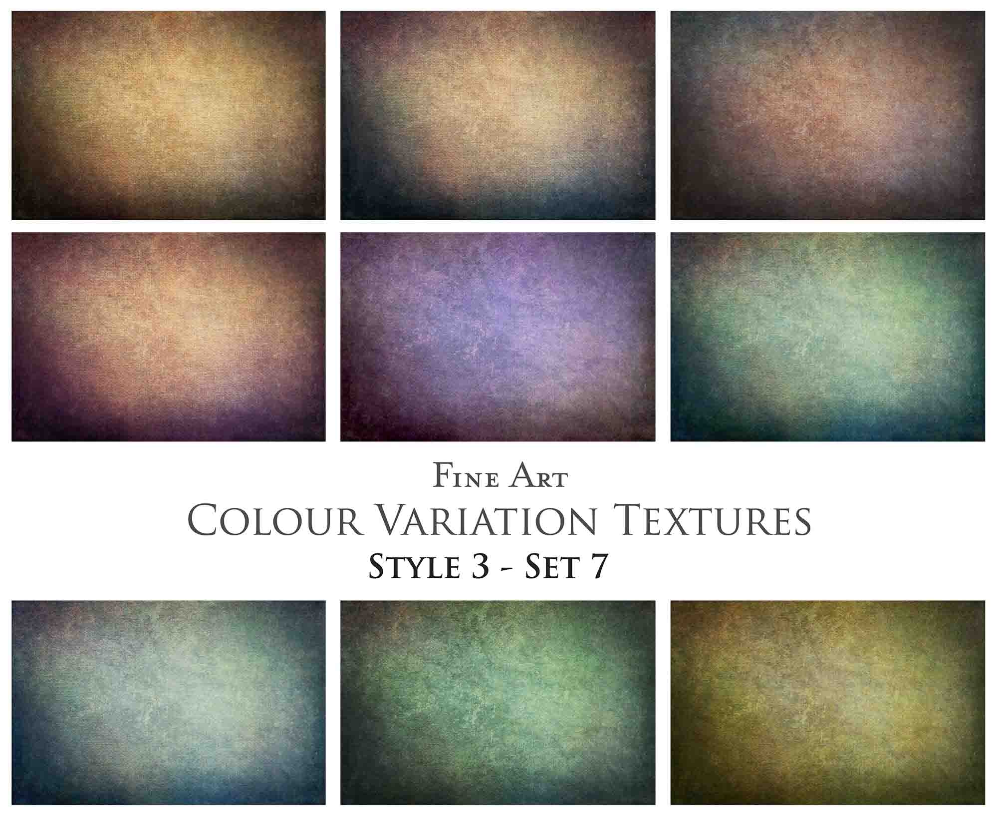Fine Art TEXTURES - COLOR VARIATIONS Set 7