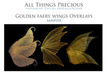 Load image into Gallery viewer, FAIRY WING &amp; OVERLAYS BUNDLE - GOLDEN - Set 8
