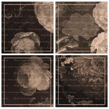 Load image into Gallery viewer, OLD MASTERS FLORAL Set 1 - SEPIA - Digital Papers
