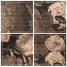 Load image into Gallery viewer, OLD MASTERS FLORAL Set 1 - SEPIA - Digital Papers
